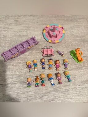 Polly Pocket Merry Go Round, Teeter Totter, Swingin’ Pretty & Strollin’ Surprise